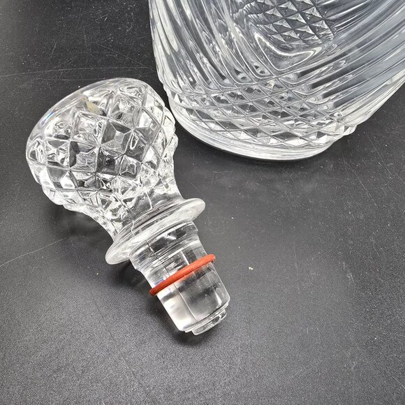 Courvoisier Crystal Decanter With Stopper Barware Cristal D'Arques JJ4090 - Picture 6 of 7